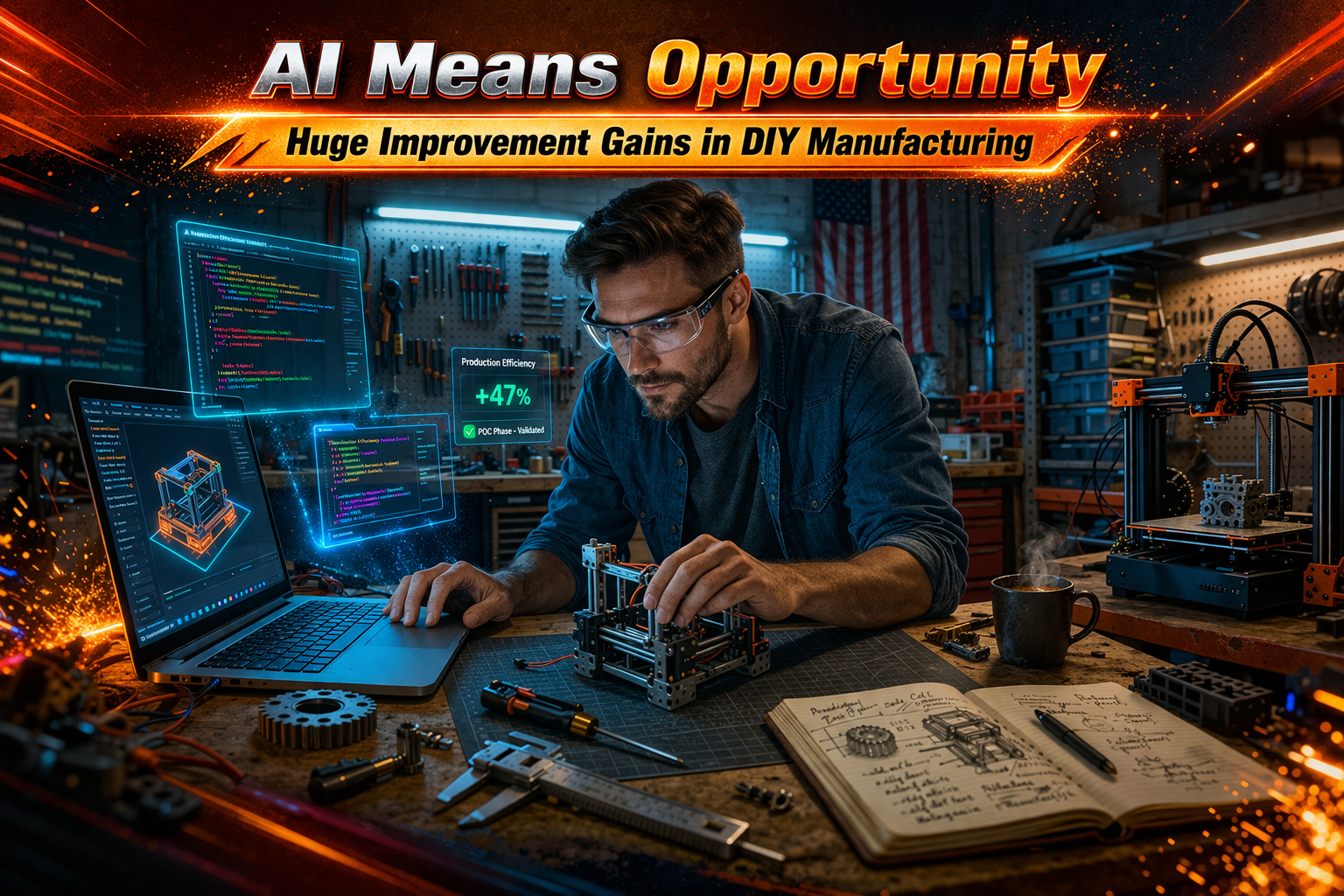 AI Means Opportunity: Huge Improvement Gains in DIY Manufacturing