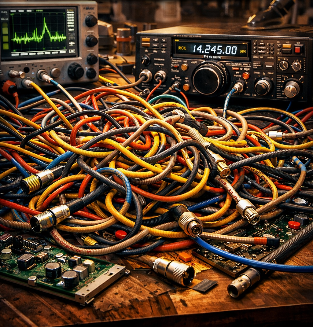 Positive RF Reality: Why this Radio Build has turned into Spaghetti